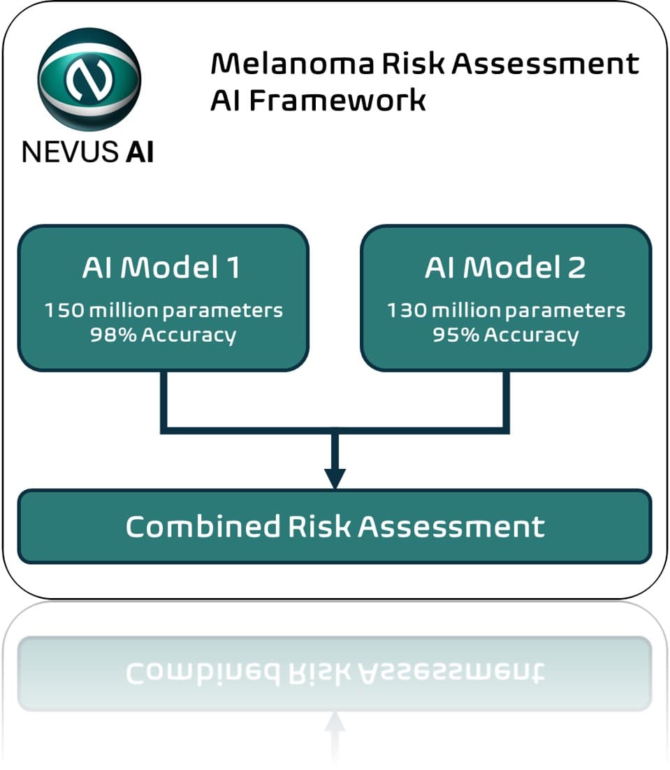 Demonstration of the Nevus AI FatCube AI convolutional neural network models, DalNet 1 & ResNet 290.